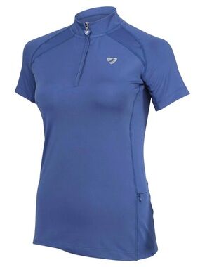 Aubrion Kiska S/S Zip Neck Baselayer Top